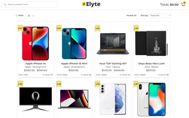 Elyte Online Store